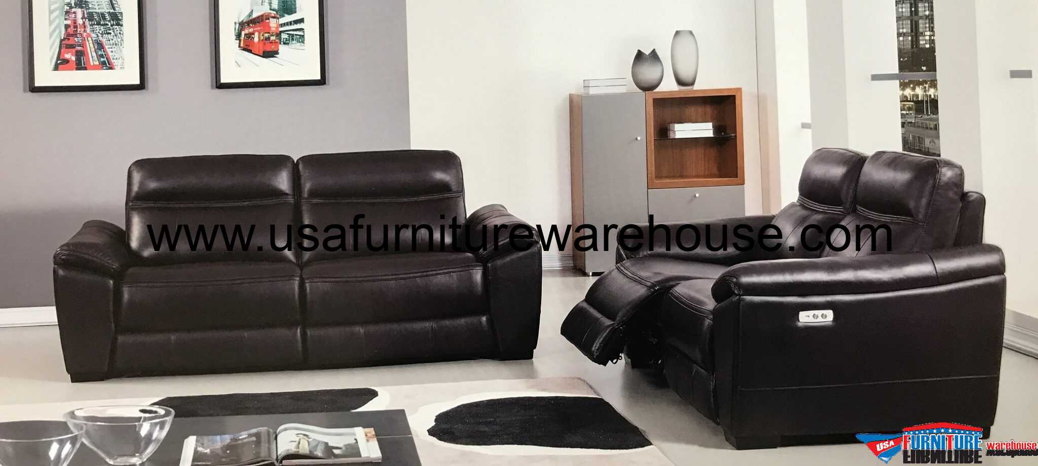 italian leather power recliner sofa
