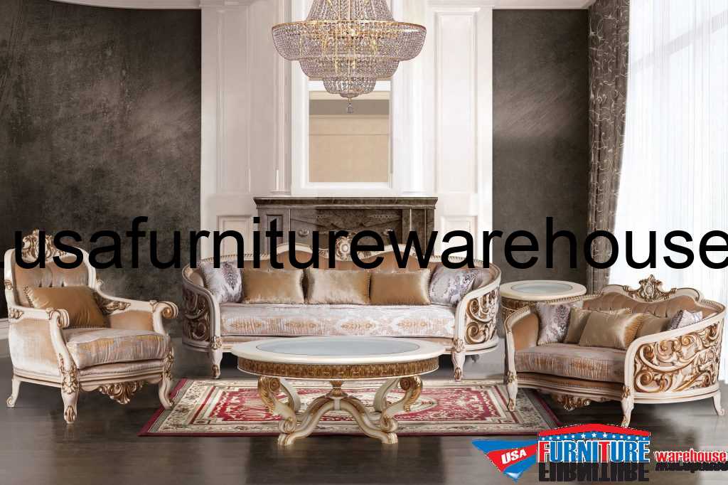 European Furniture Bellagio Sofa Set - USA Furniture Warehouse