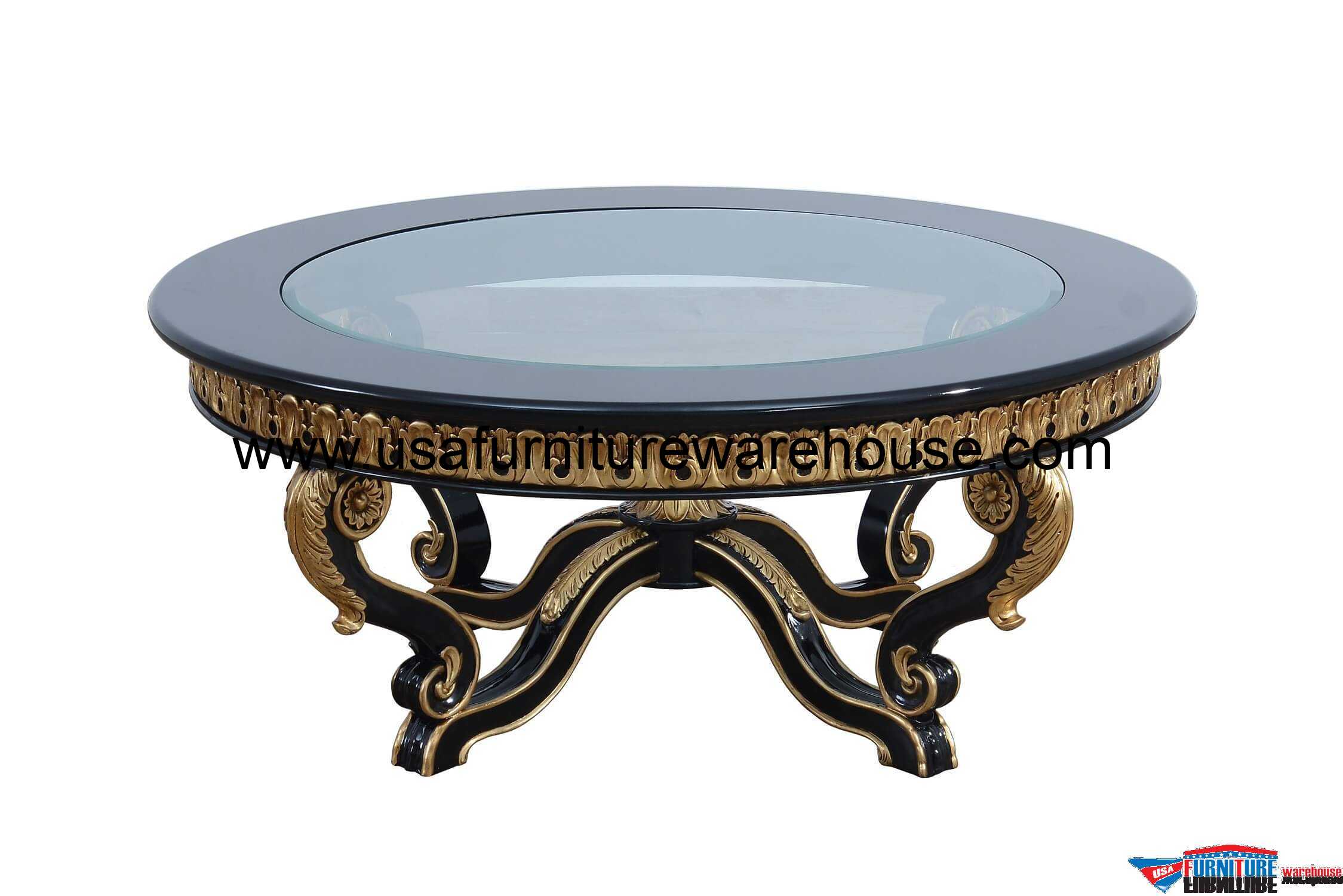 European Furniture Raffaello Round Coffee Table - USA Furniture Warehouse
