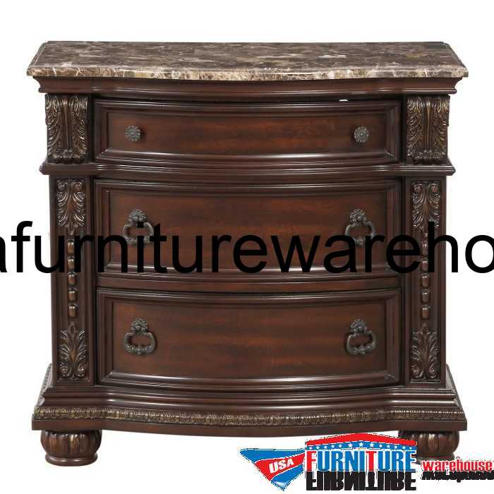 HD-5800 Homey Design Imperial Palace Night Stand - USA Furniture Warehouse