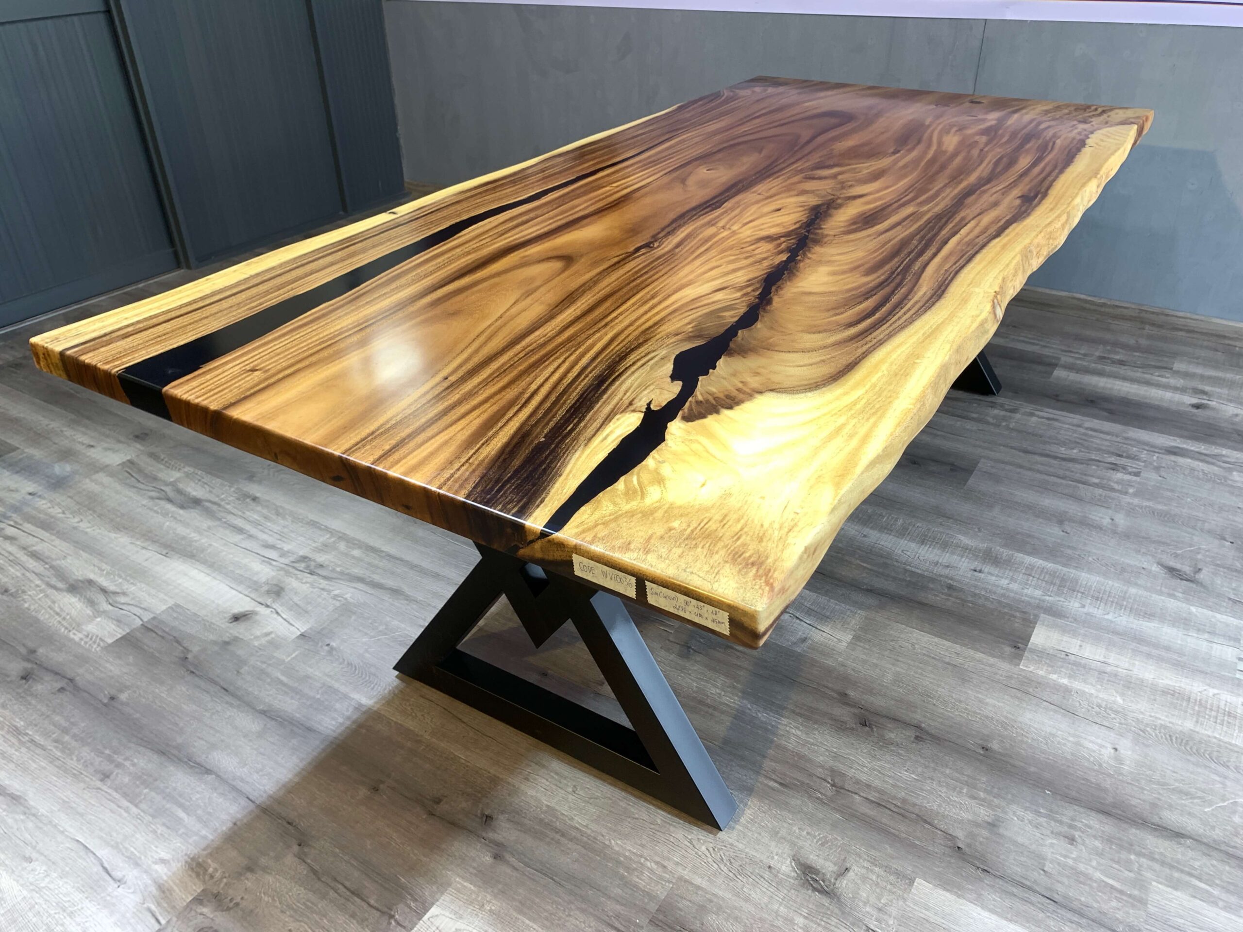 Zambia 90″ Live Edge Dining Table USA Furniture Warehouse